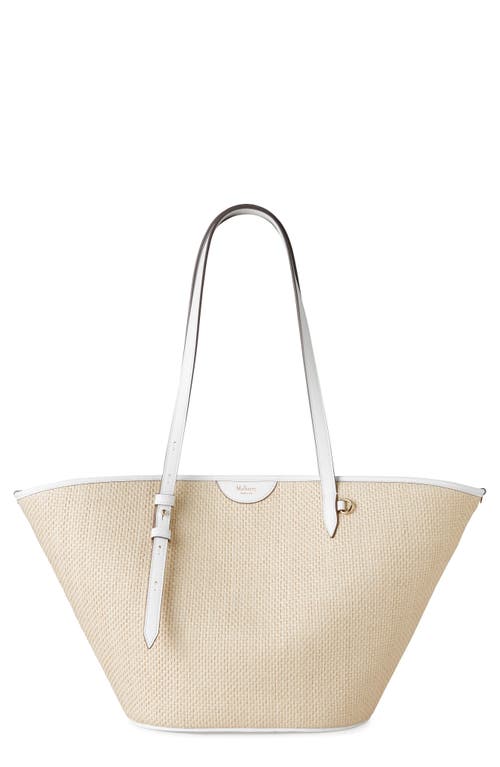 Mulberry Raffia Basket Tote