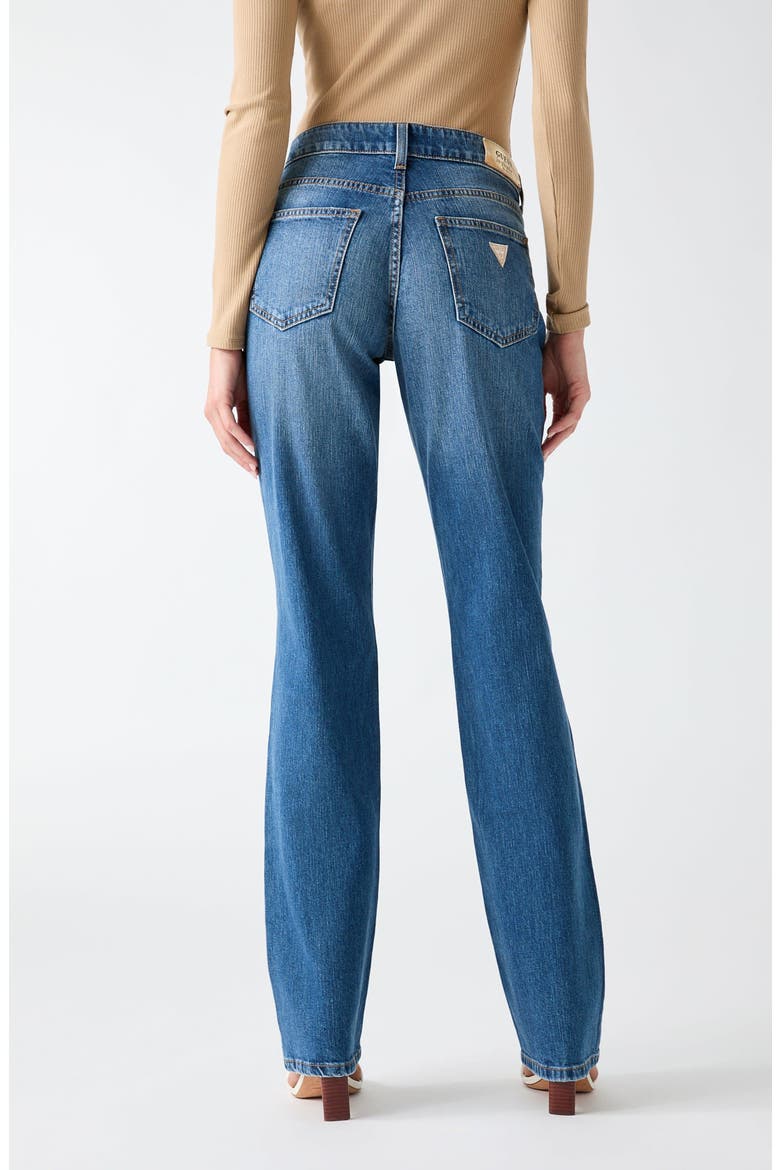 Nicky Straight Leg Jeans, Alternate, color, MEDIUM BLUE