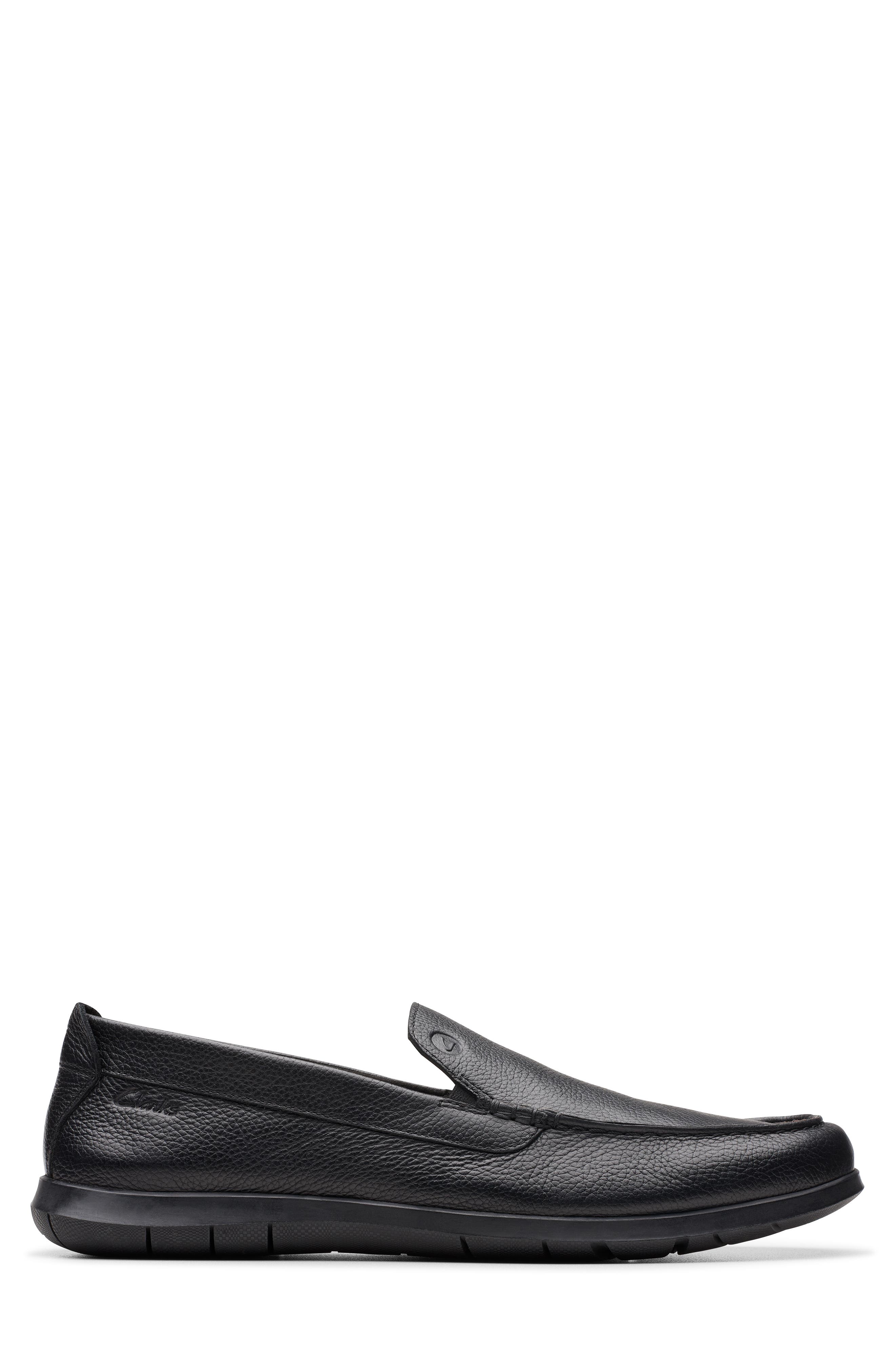 Clarks<sup>®</sup> Flexway Step Slip-On, Alternate, color, Black Leather