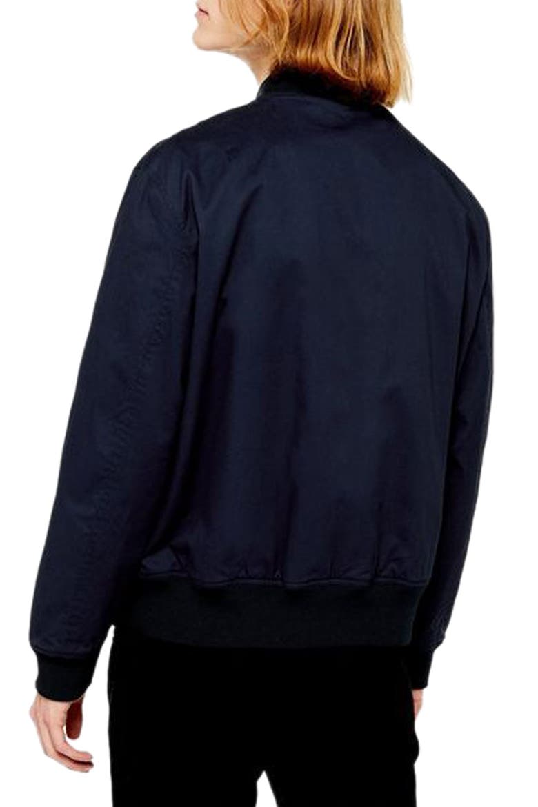 Anthony Bomber Jacket, Alternate, color, NAVY BLUE
