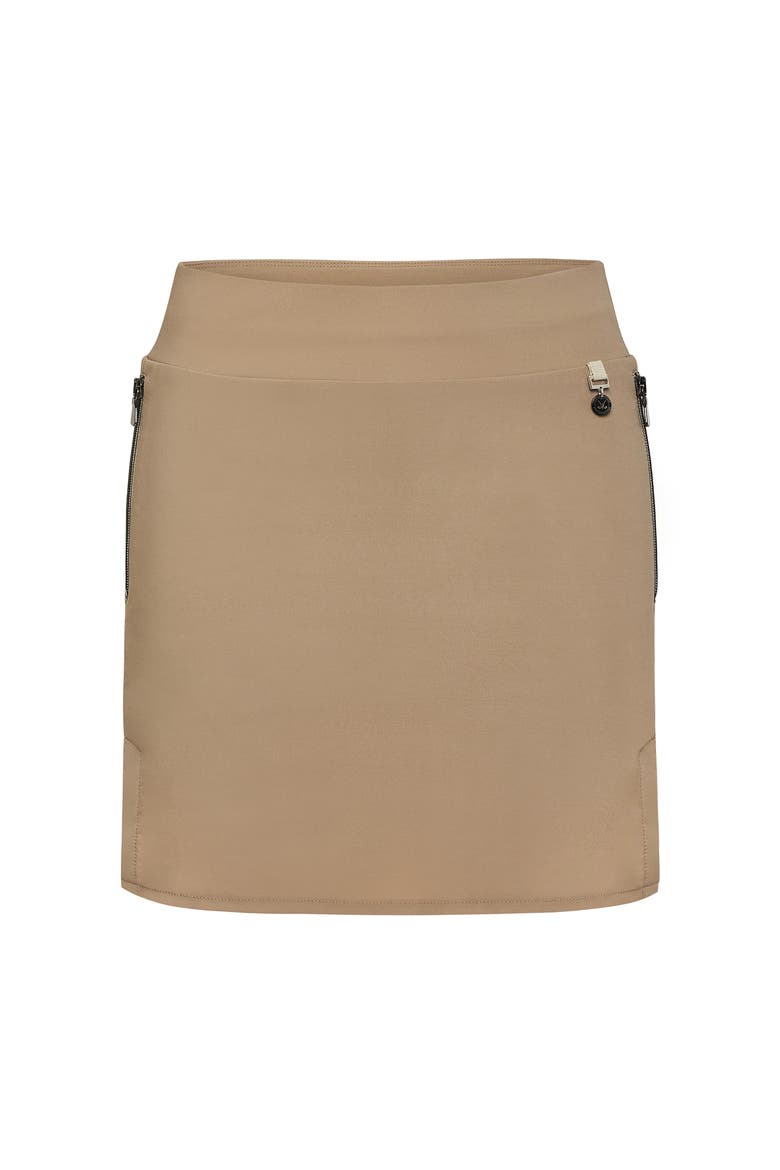 Suzzette Sport Luxe Skort, Main, color, Khaki