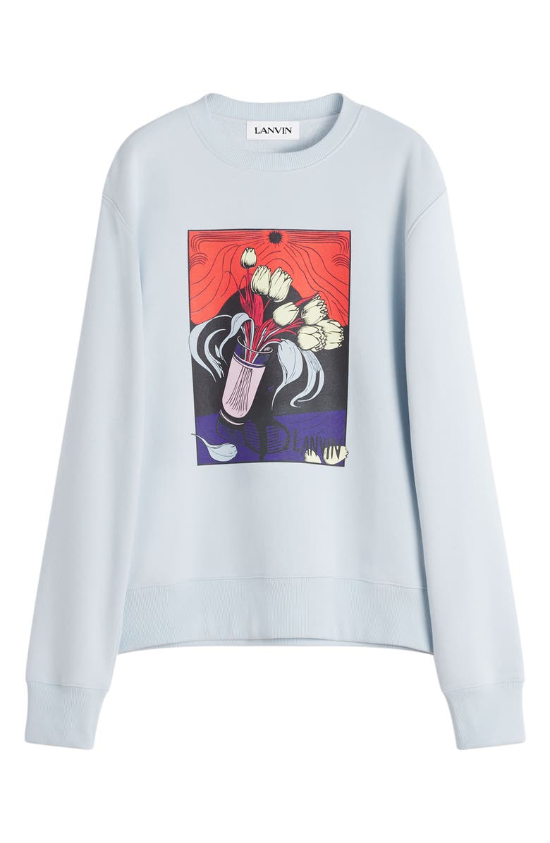 Lanvin Printed Sweatshirt, Main, color, 