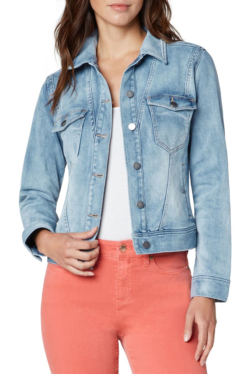 Liverpool Los Angeles Denim Jacket, Main, color, 