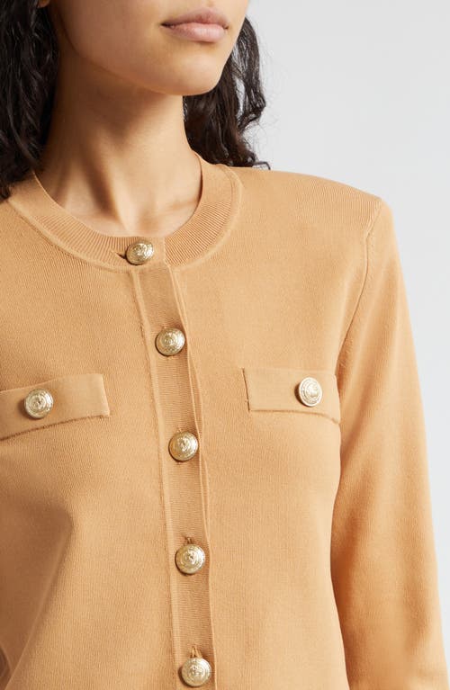 L AGENCE L'AGENCE TOULOUSE CREWNECK CARDIGAN 