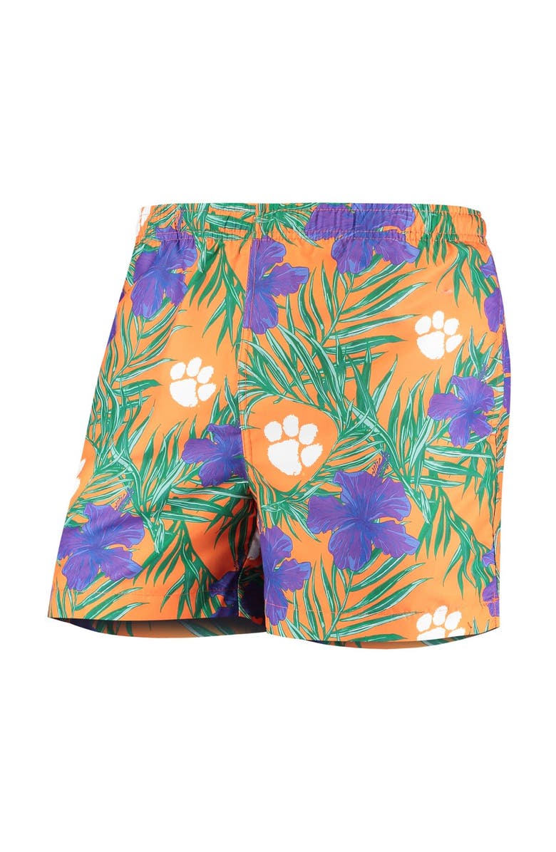 FOCO Men's Orange Clemson Tigers Swimming Trunks, Alternate, color, 