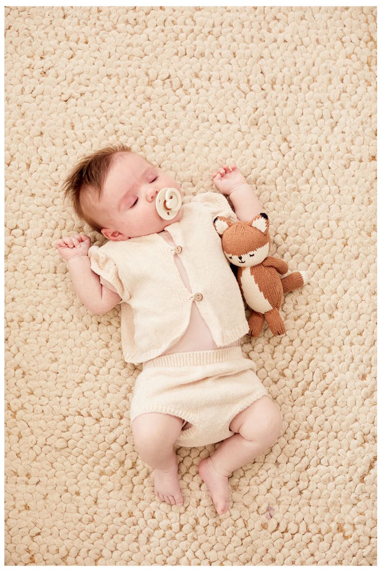 Baby Fox Stuffed Animal, Alternate, color, ALMOND
