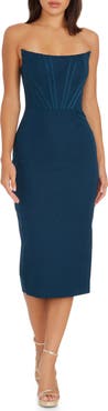 Dress the Population Cosette Strapless Corset Dress