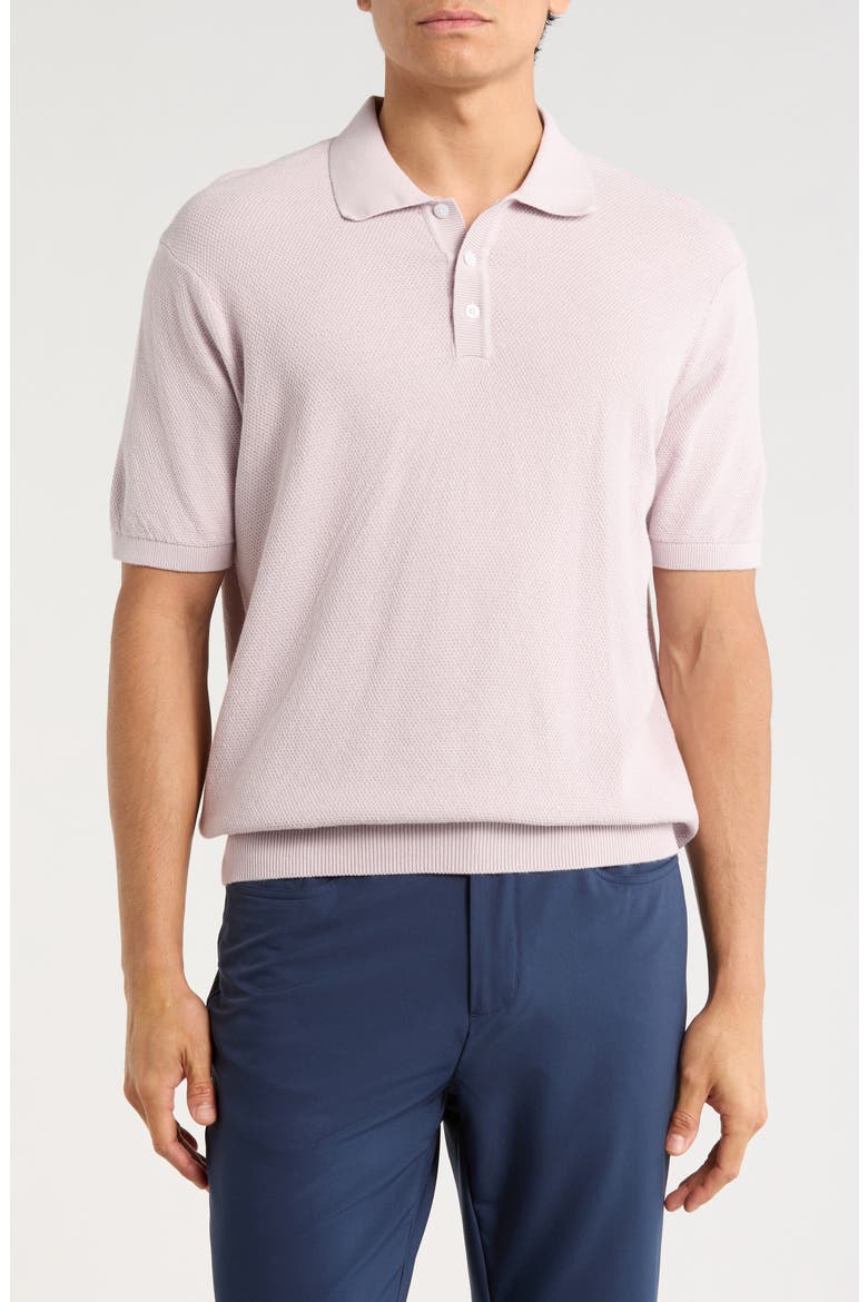 Becker Polo Sweater, Main, color, LAVENDER