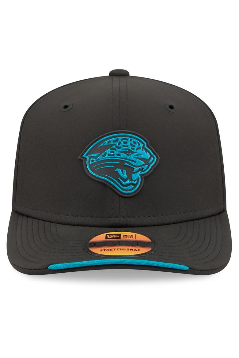 Men's New Era Black Jacksonville Jaguars 2026 Sideline Throwback 9SEVENTY Adjustable Hat, Alternate, color, Black