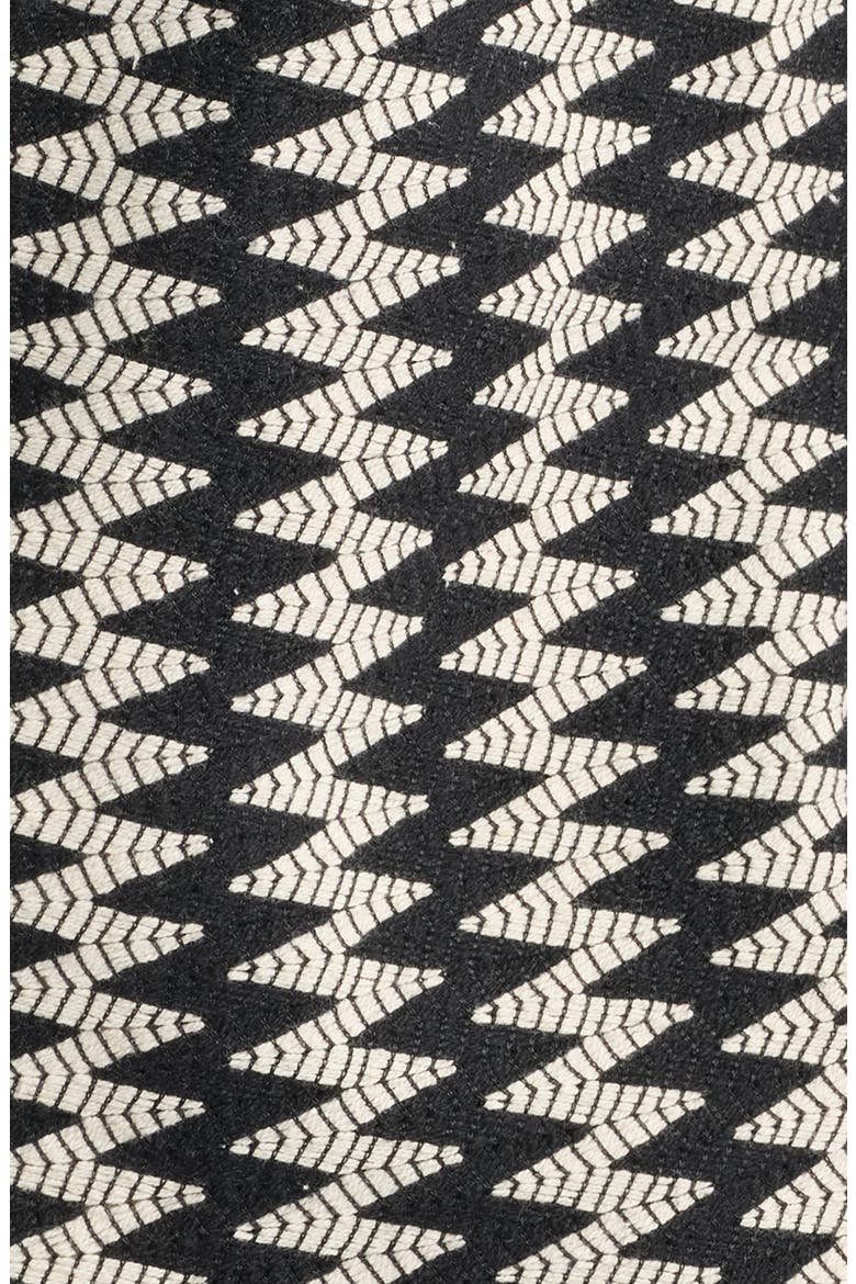 Dain Chevron Stripe Knit Camp Shirt, Alternate, color, WHITE/BLACK