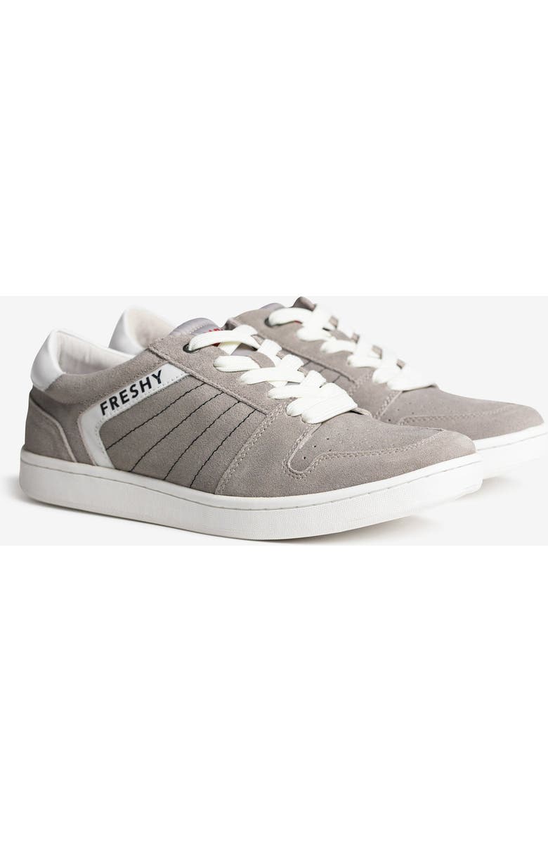Freshy Kingpin Suede Sneaker, Alternate, color, Grey/White