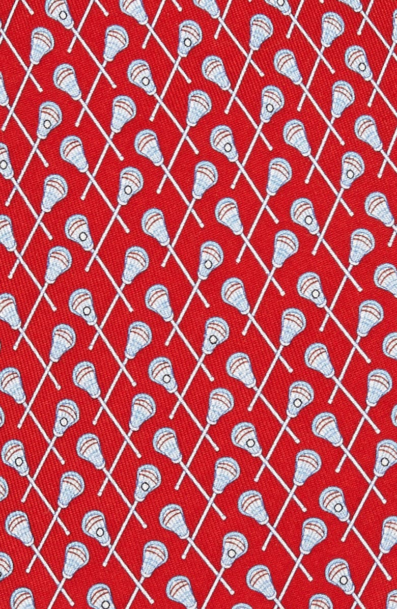 vineyard vines Lacrosse Silk Tie, Alternate, color, 