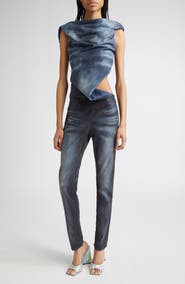 DIESEL® De-Clodia Sleeveless Denim Jumpsuit