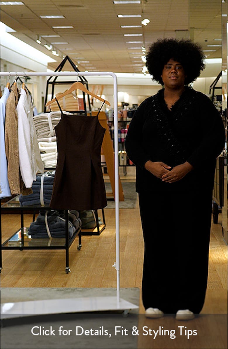 Pleated Flared Minidress, sales video thumbnail