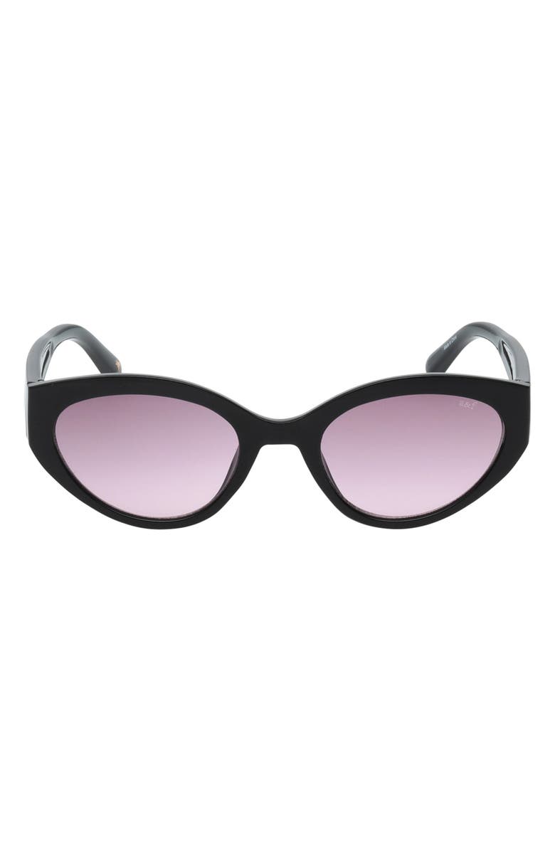 abercrombie kids Kids' Gradient Cat Eye Sunglasses, Main, color, Shiny Black / Gradient