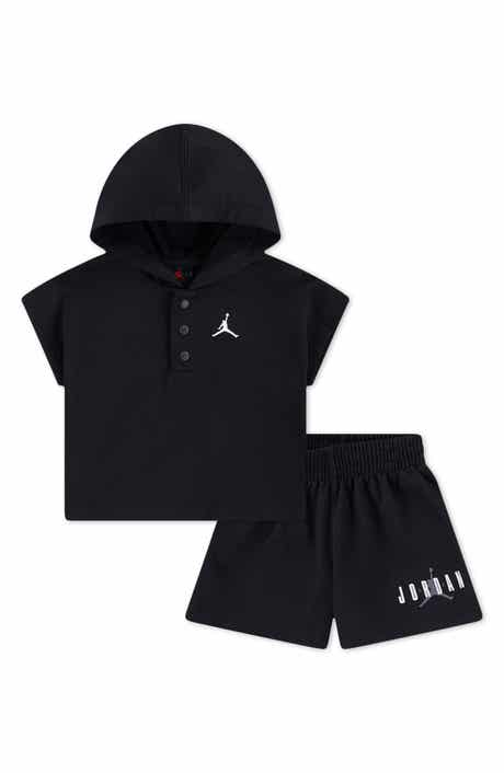 Jordan French Terry Henley Hoodie & Sweat Shorts Set