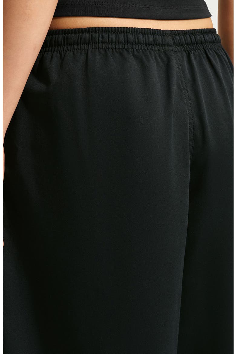 Parachute Wide Leg Shorts, Alternate, color, BLACK/ BLACK