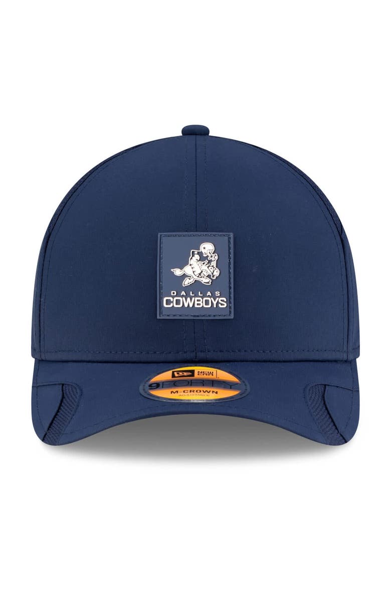 New Era Men's New Era Navy Dallas Cowboys 2025 Sideline Throwback M-Crown 9FORTY Adjustable Hat, Alternate, color, Navy