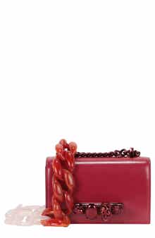 McQueen Mini Jeweled Crossbody Bag