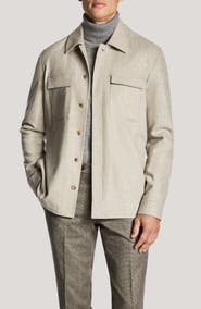 Jack Victor Colbey Flannel Twill Shirt Jacket