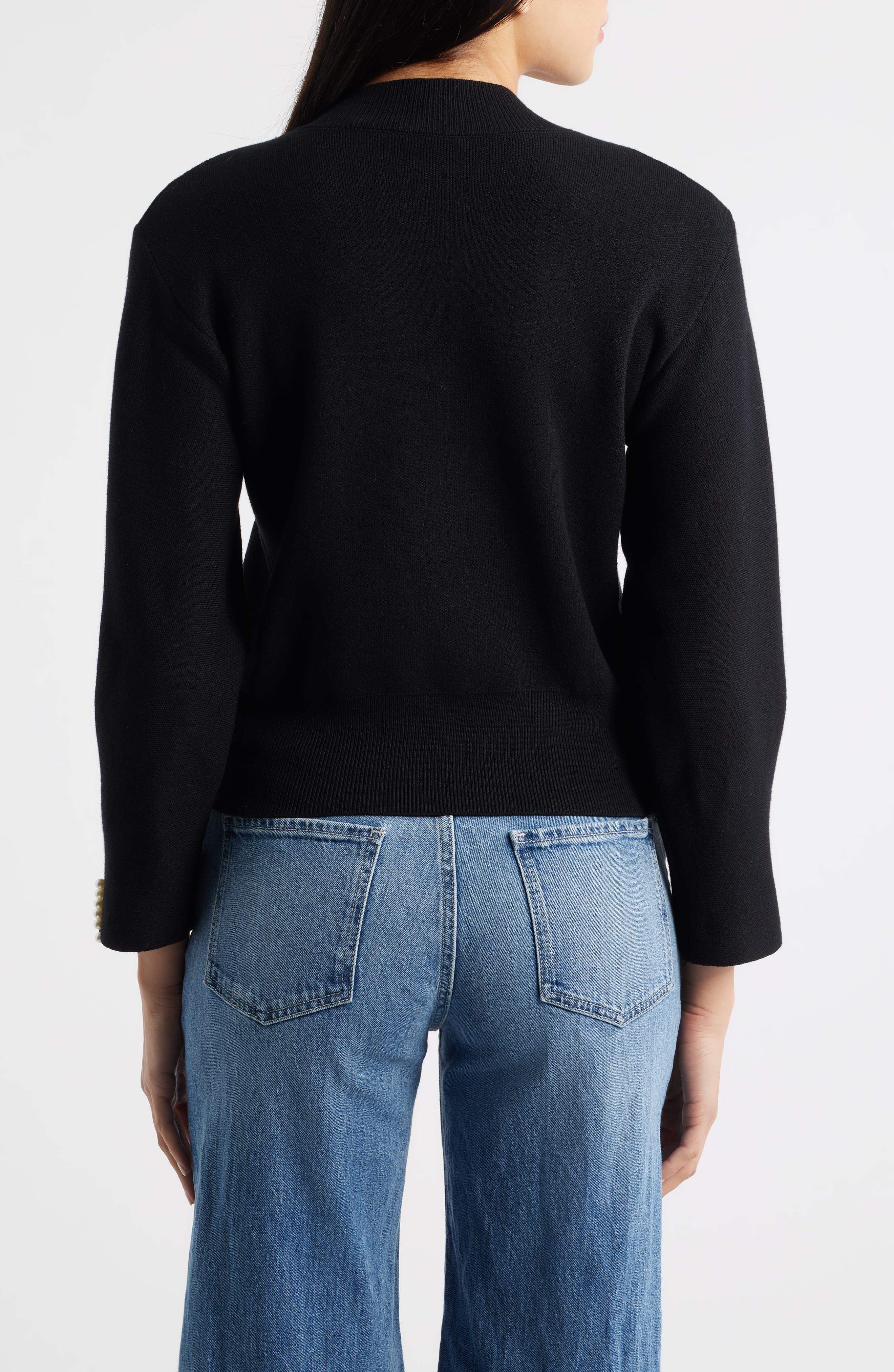 Hepburn Beaded Collar Sweater - image 2