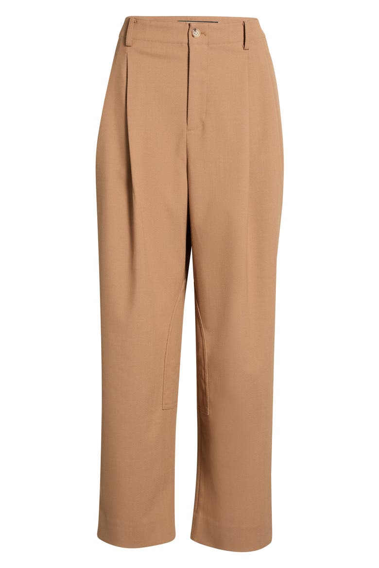 Tailored Twill Pants, Main, color, CAMEL BEIGE