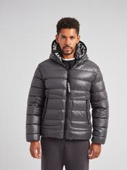 JACK1T R4D Tramline Hooded Puffer Jacket