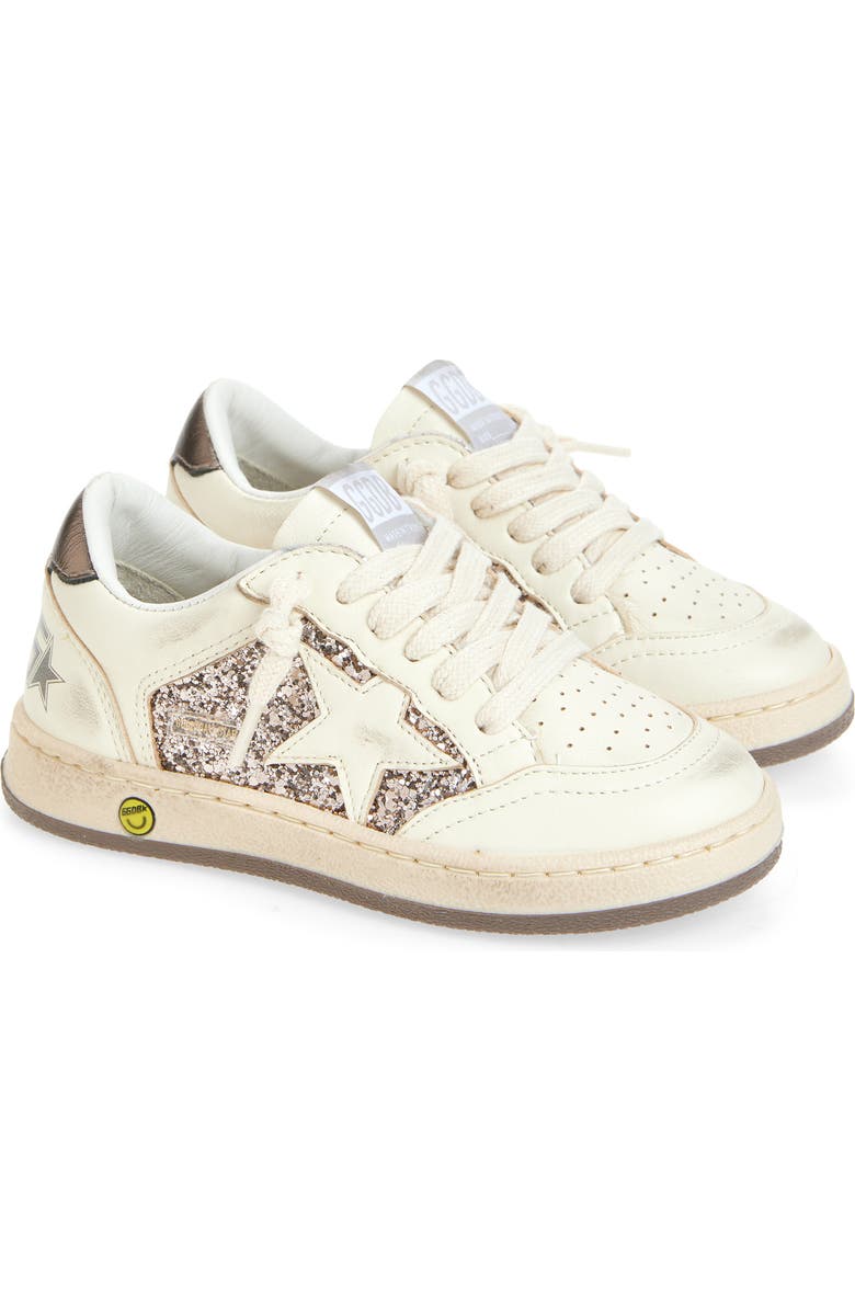Golden Goose Kids' Ball Star Sneaker, Main, color, Taupe/ White