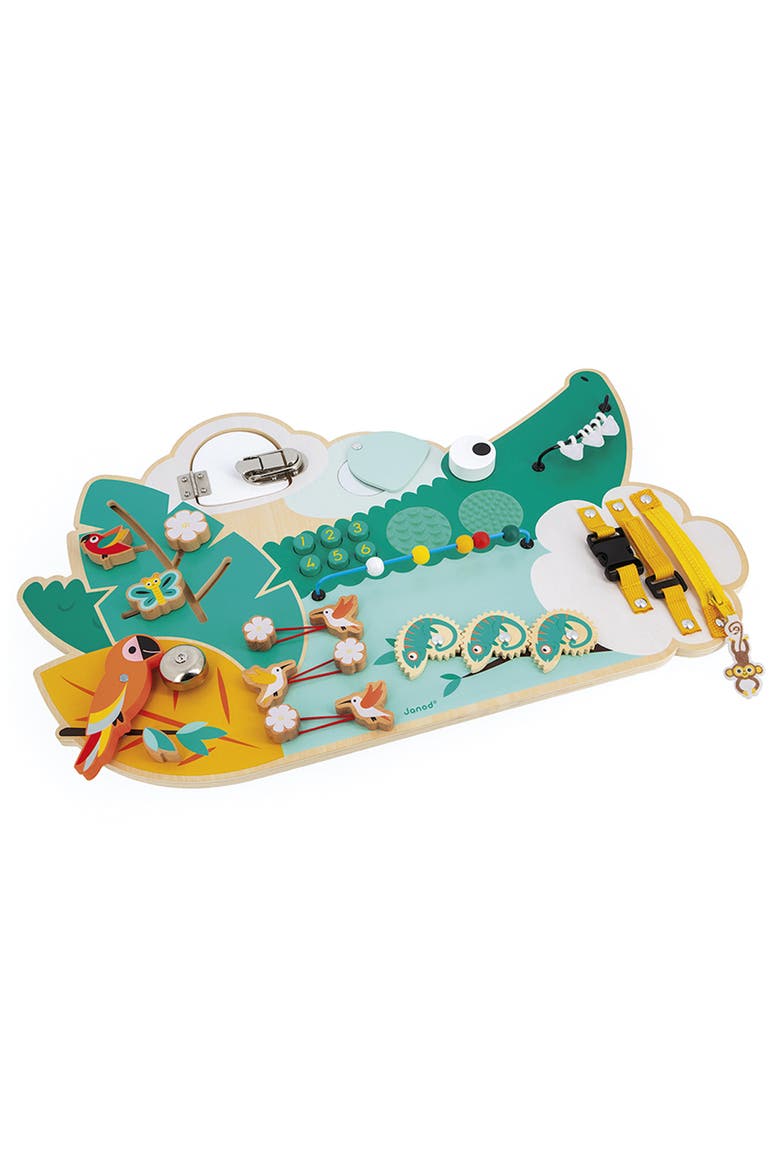 Tropik Crocodile Multi-Activity Toy, Alternate, color, GREEN