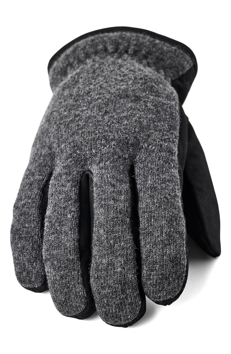 Hestra Noah Insulated Gloves, Alternate, color, Charcoal/ Black