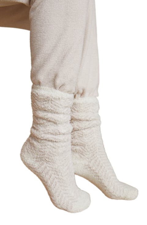 CozyChic™ Herringbone Gripper Crew Socks