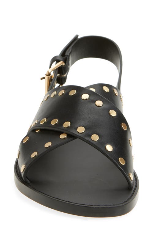 Madewell The Tuley Crossover Sandal In True Black