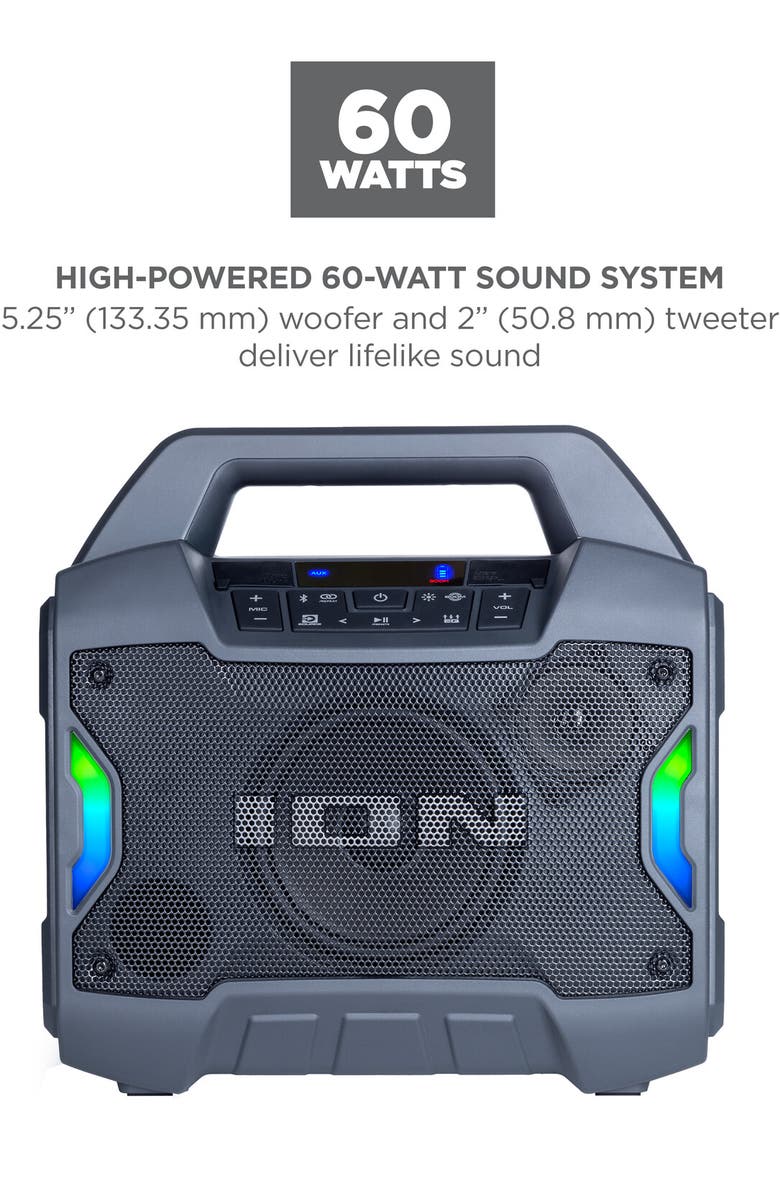 Ion Audio Game Day Primetime Portable Bluetooth Speaker, Alternate, color, Multicolor