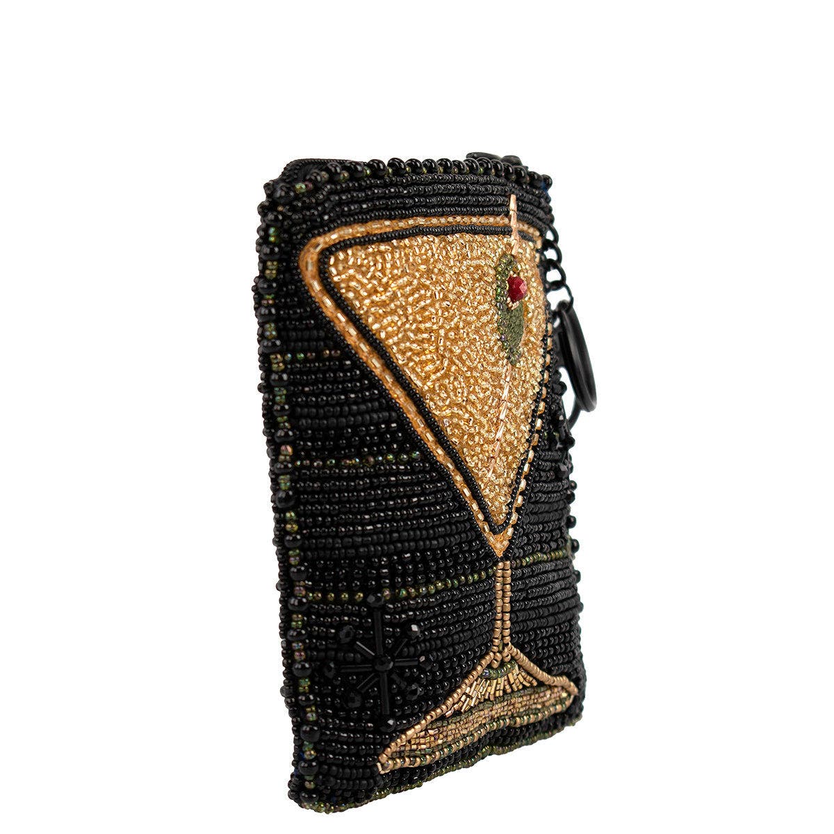 Mary Frances Accessories Bottoms Up Coin Purse, Alternate, color, Black