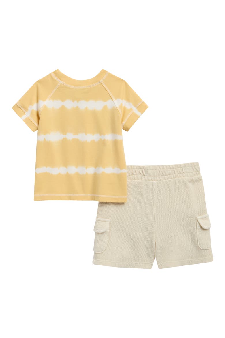 Sunny Tie Dye T-Shirt & Shorts Set, Alternate, color, SUNNY YLW T DYE