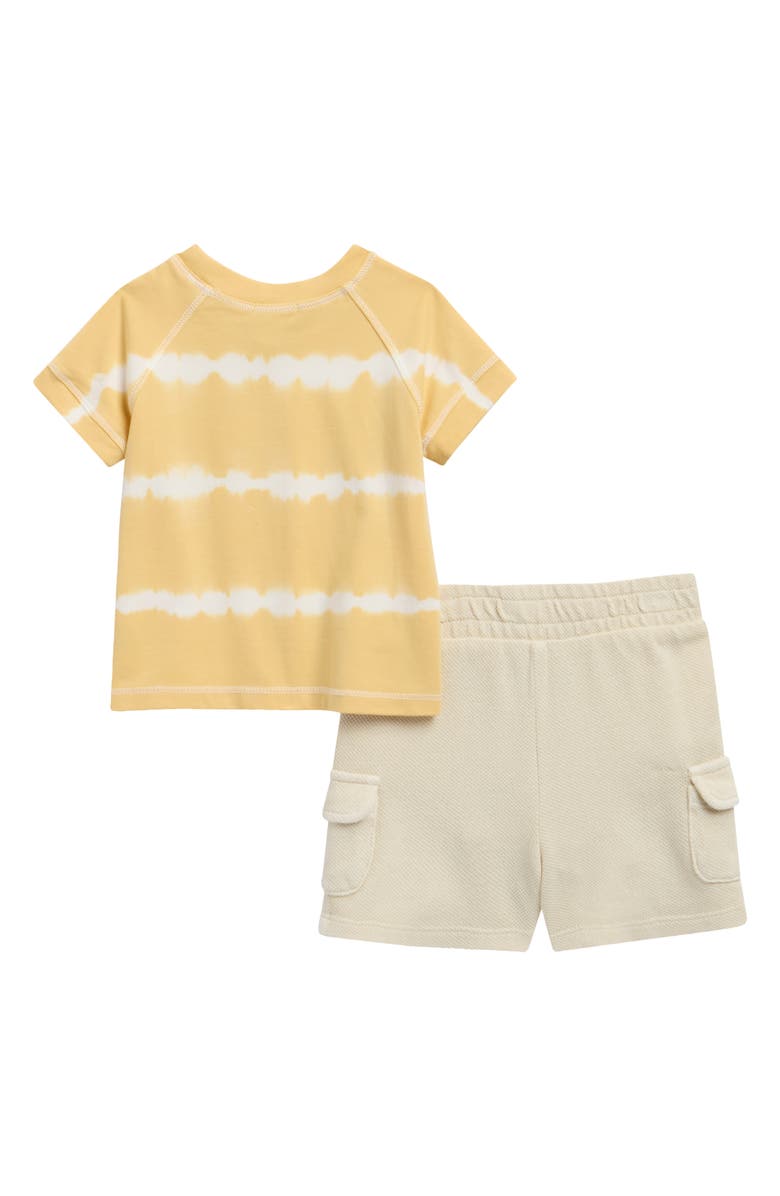 Splendid Sunny Tie Dye T-Shirt & Shorts Set, Alternate, color, Sunny Ylw T Dye