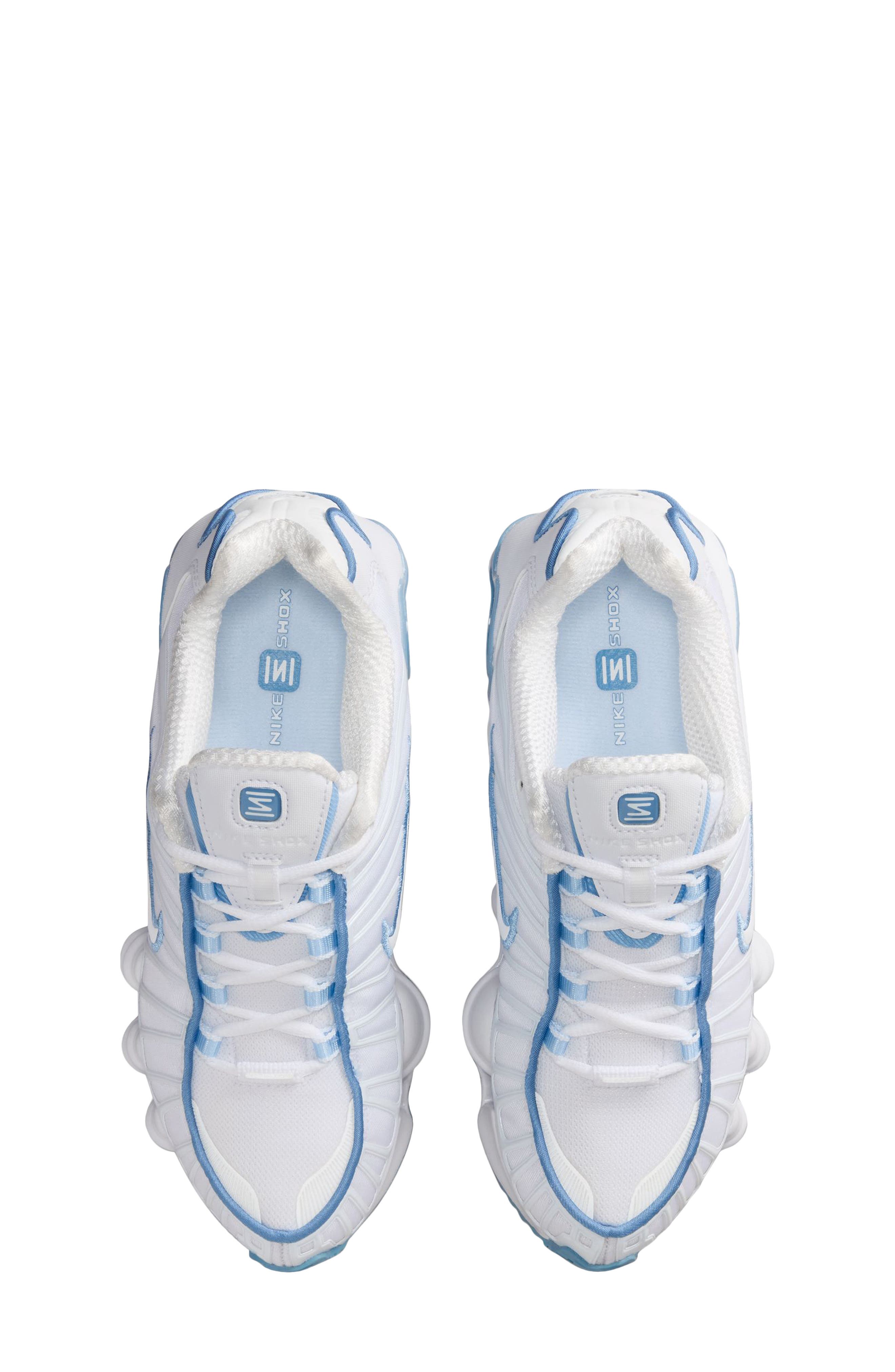 Kids' Shox TL Sneaker, Alternate, color, WHITE/ WHITE/ WORK BLUE