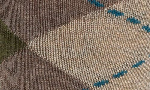 Nordstrom Argyle Combed Cotton Blend Dress Socks In Multi