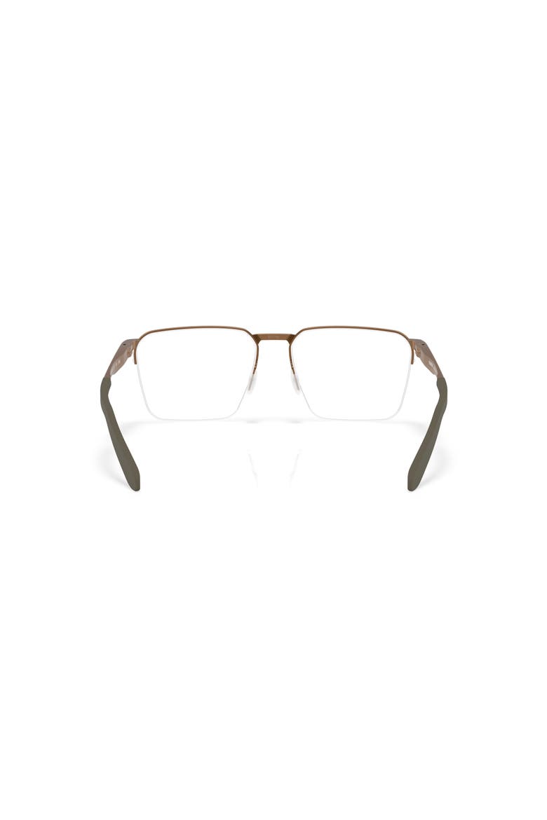 57mm Square optical glasses, Alternate, color, Brown