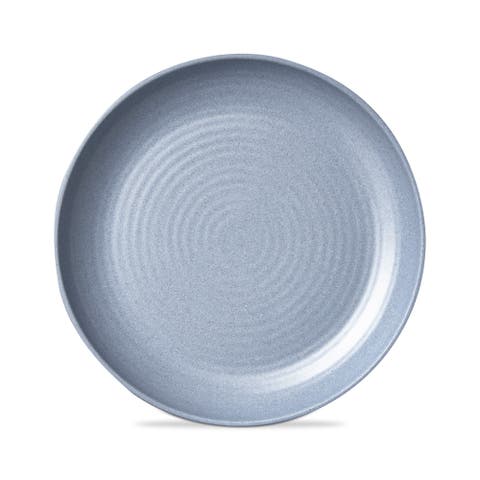 Light Blue Brooklyn Melamine Salad Plate Dishwasher Safe
