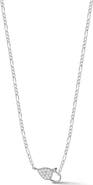 SPHERA MILANO Pavé Cubic Zirconia Clasp Pendant Necklace
