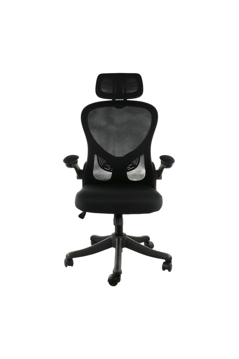 High Back Adjustable Office Chair, Alternate, color, Black