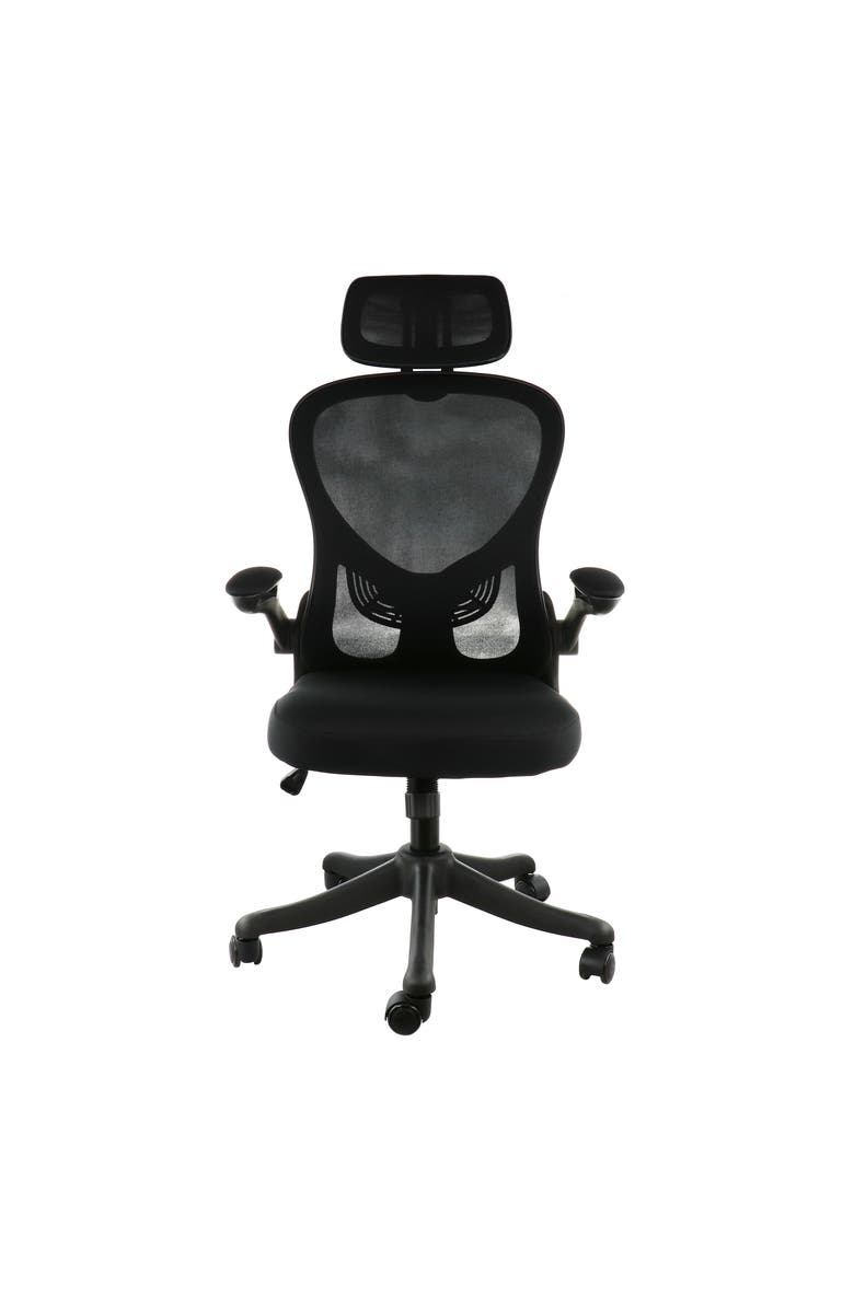 Elama High Back Adjustable Office Chair, Alternate, color, Black