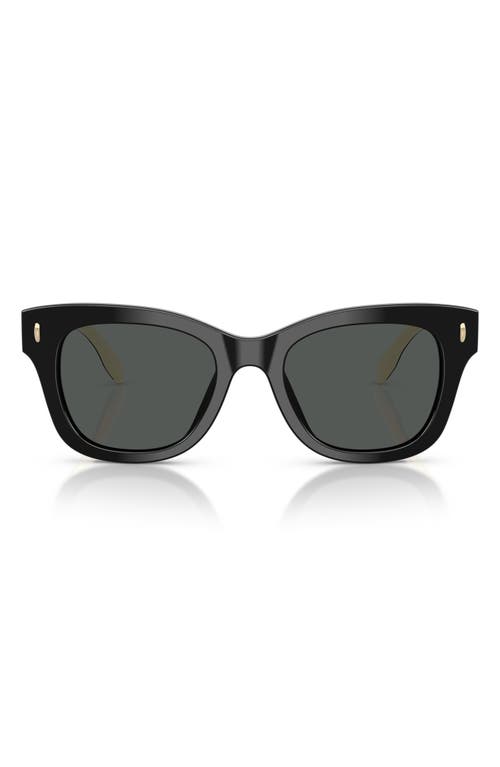 Tory Burch 51mm Square Sunglasses In Black