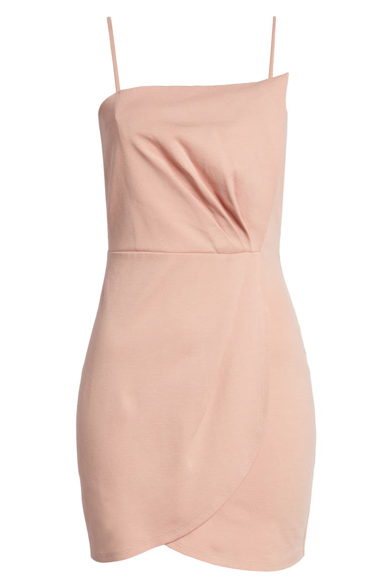 Drinks on Me Pleat Bodice Minidress, Alternate, color, MAUVE PINK