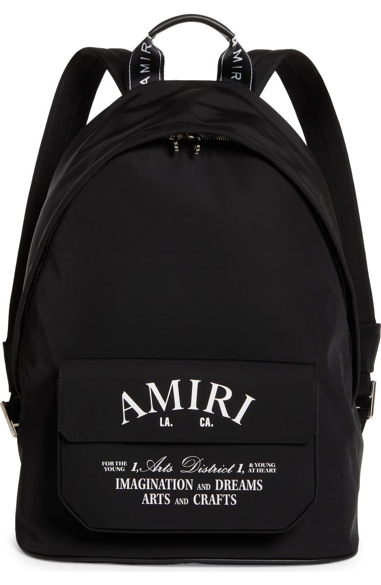 AMIRI Arts District Backpack, Main, color,