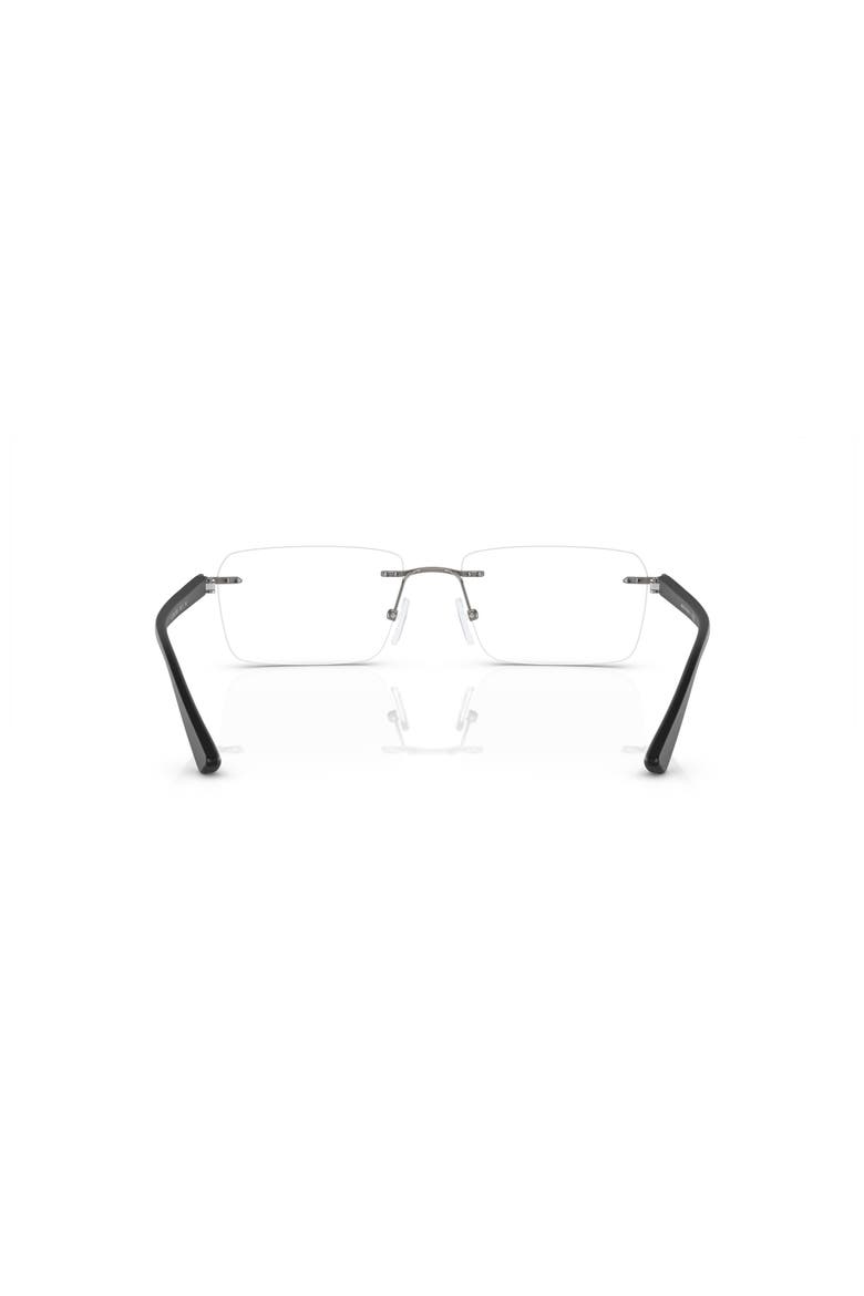 56mm Rectangle optical glasses, Alternate, color, Grey