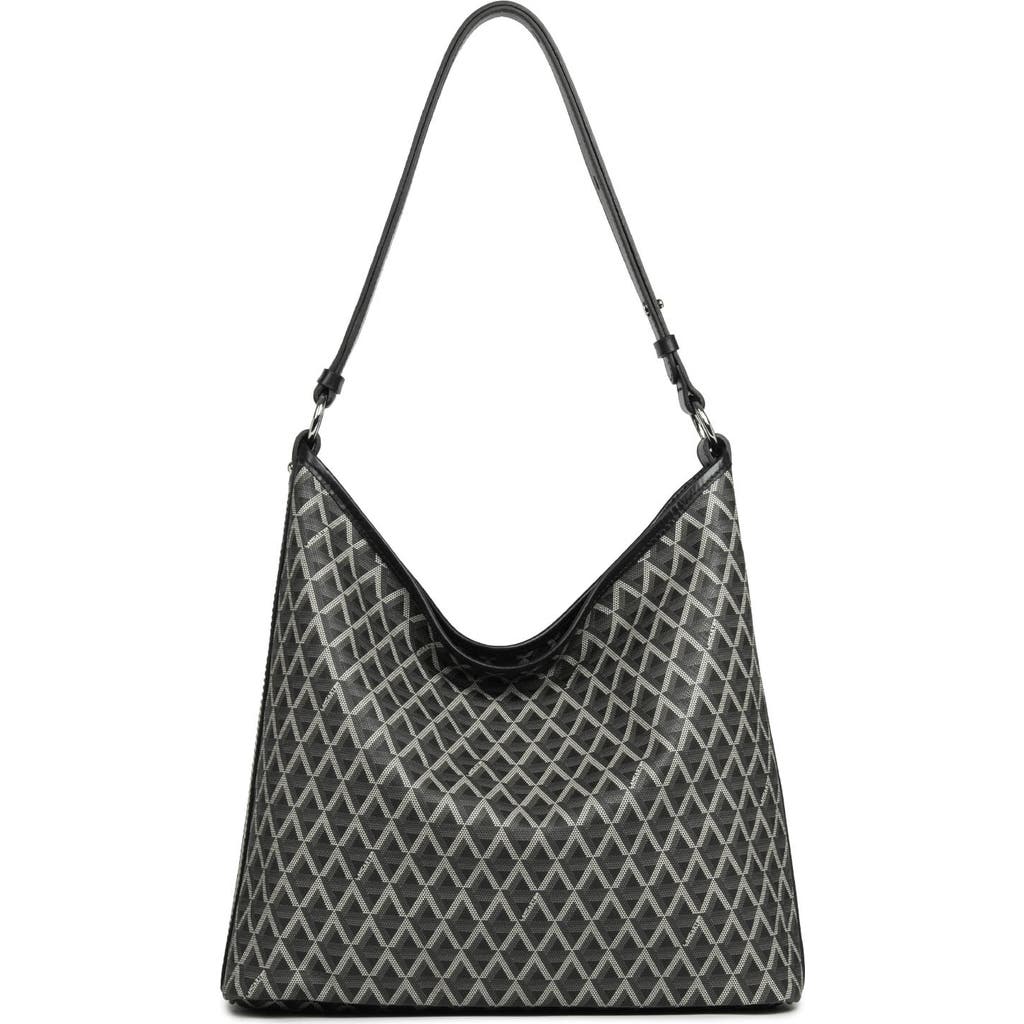 Lancaster Zipped Bucket Bag Ikon It In Noir