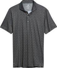 johnnie-O Popping Tops Beverage Opener Print Featherweight Performance Polo