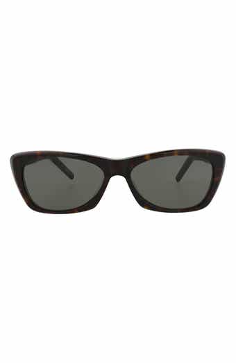 Saint Laurent 58mm Rectangular Sunglasses